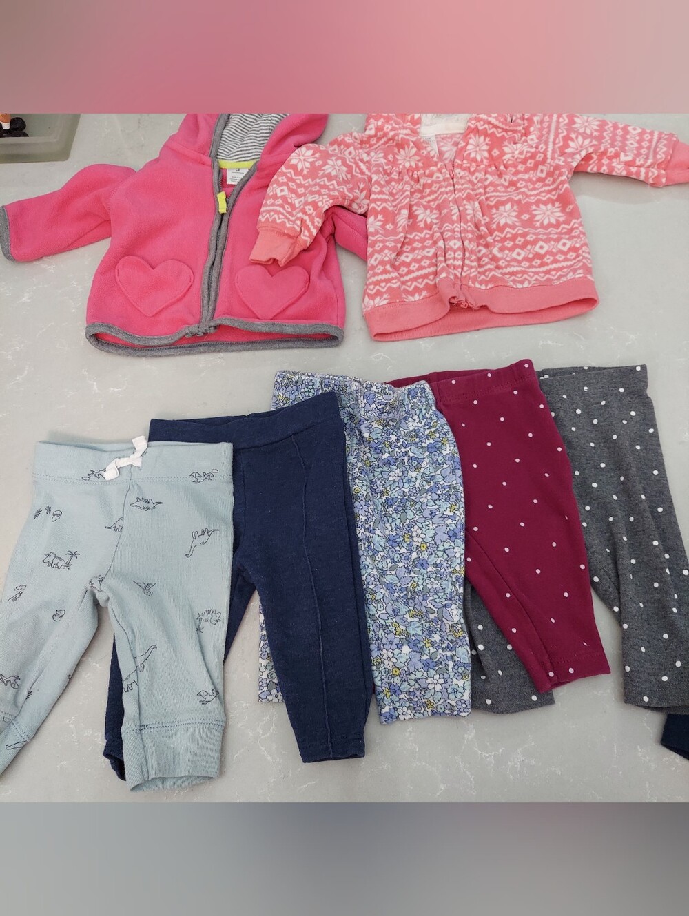Baby Bundle, Size 3 Months, 4 Pants, 2 Hoodies